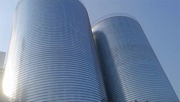 三元2座混凝土高架卷板仓